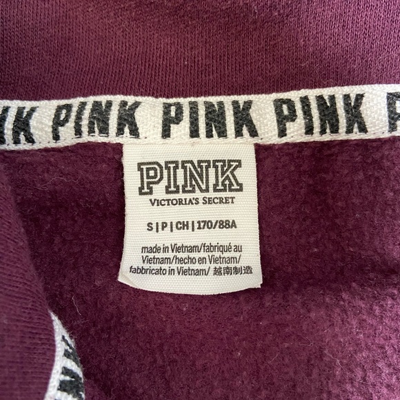 PINK quarter zip Size S - Picture 3 of 3